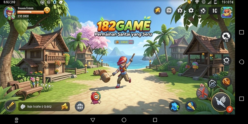 Tampilan gameplay 182GAME yang seru dan menghibur.