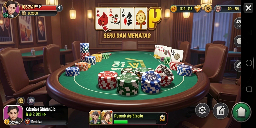Gameplay QiuQiu yang mendebarkan di 62VIP.