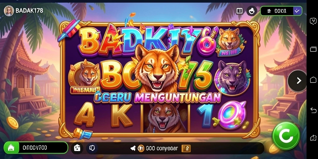 Tampilan gameplay Slot yang menarik dan interaktif.