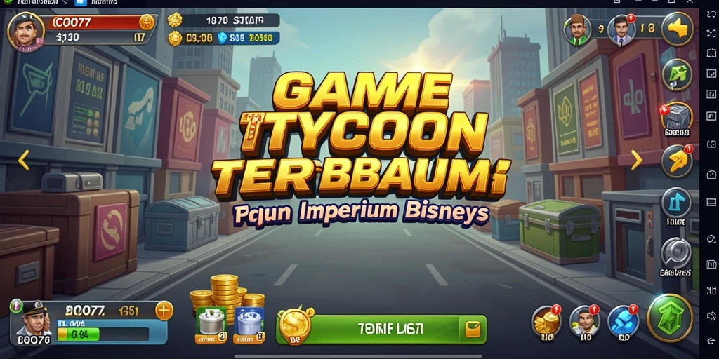 Screenshot CEO77 menampilkan gameplay Tycoon yang seru dan interaktif.