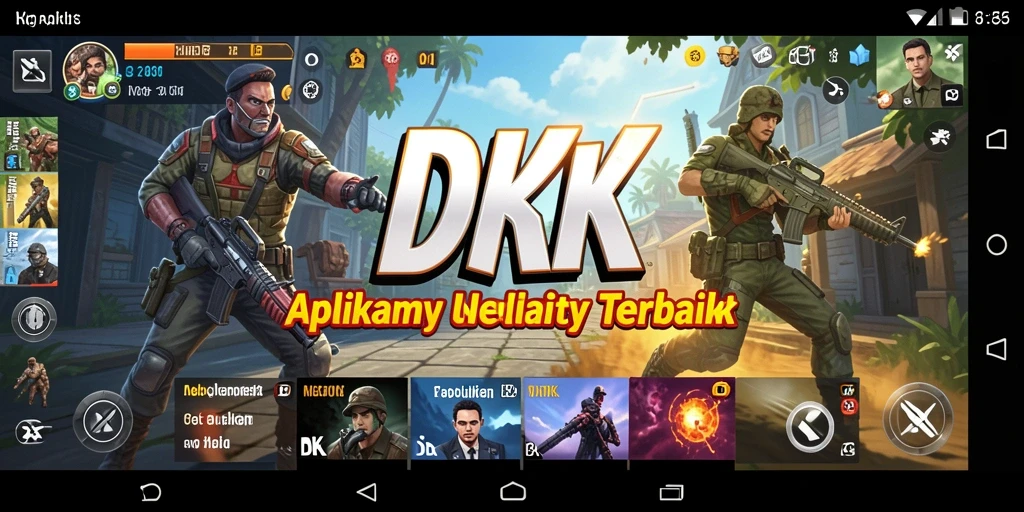 Screenshot tampilan antarmuka aplikasi DKK yang intuitif.