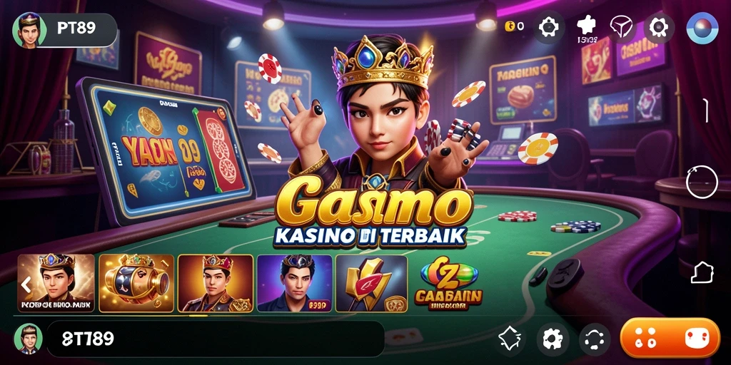 Tampilan gameplay Kasino PT89 yang menarik dan seru.