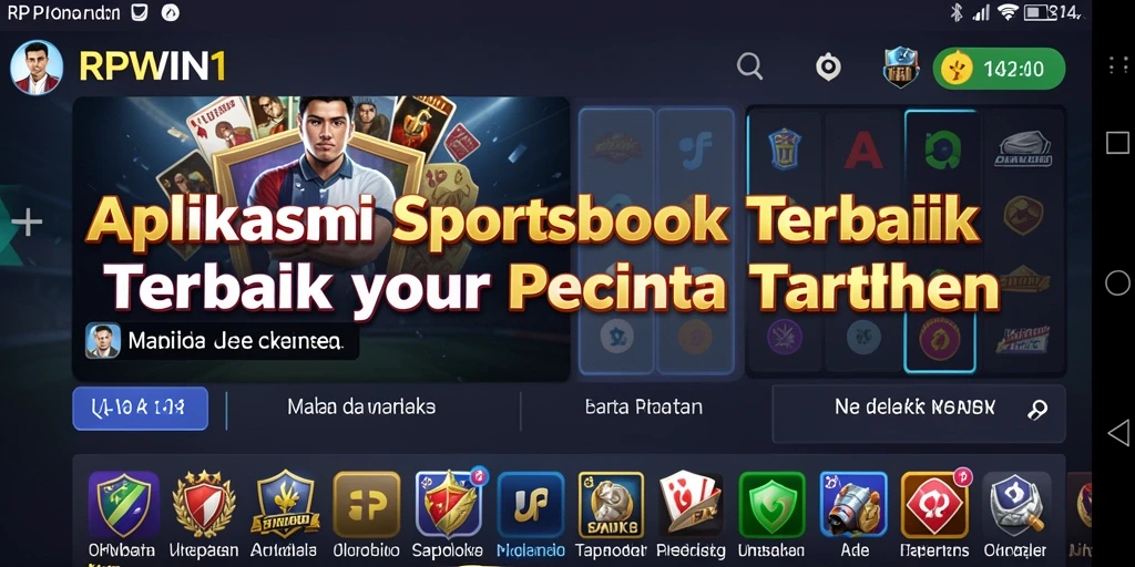 Screenshot utama RPWIN1 menampilkan gameplay menarik dalam taruhan olahraga.