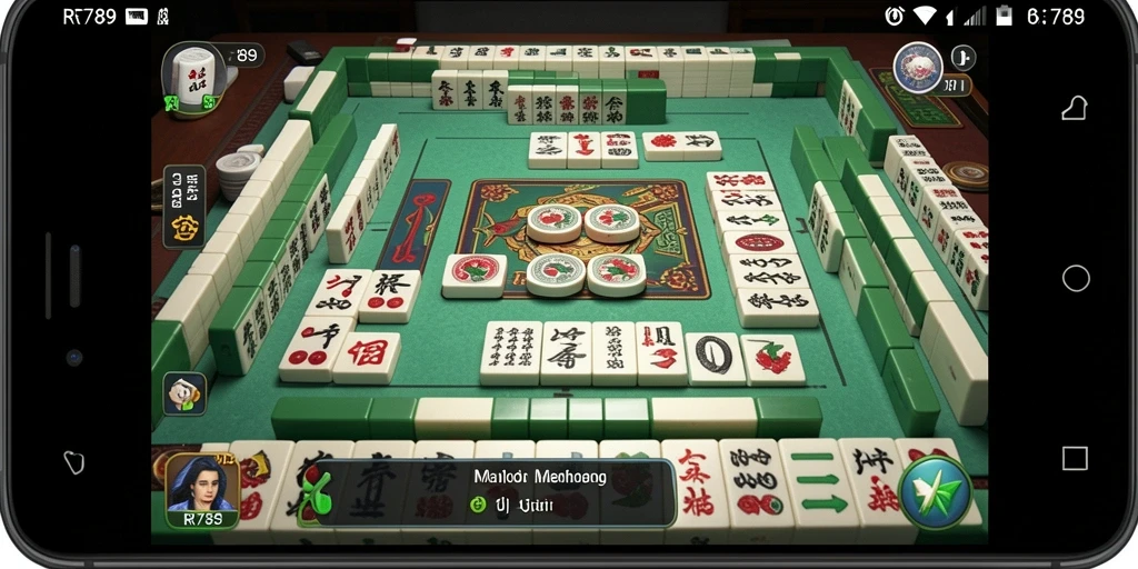 Screenshot gameplay RR789 menampilkan keseruan permainan Mahjong yang menantang.