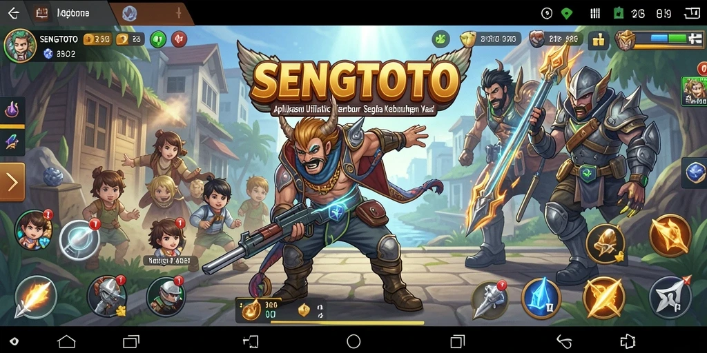 Screenshot utama SENGTOTO menunjukkan berbagai fitur utilitas dalam satu tampilan.