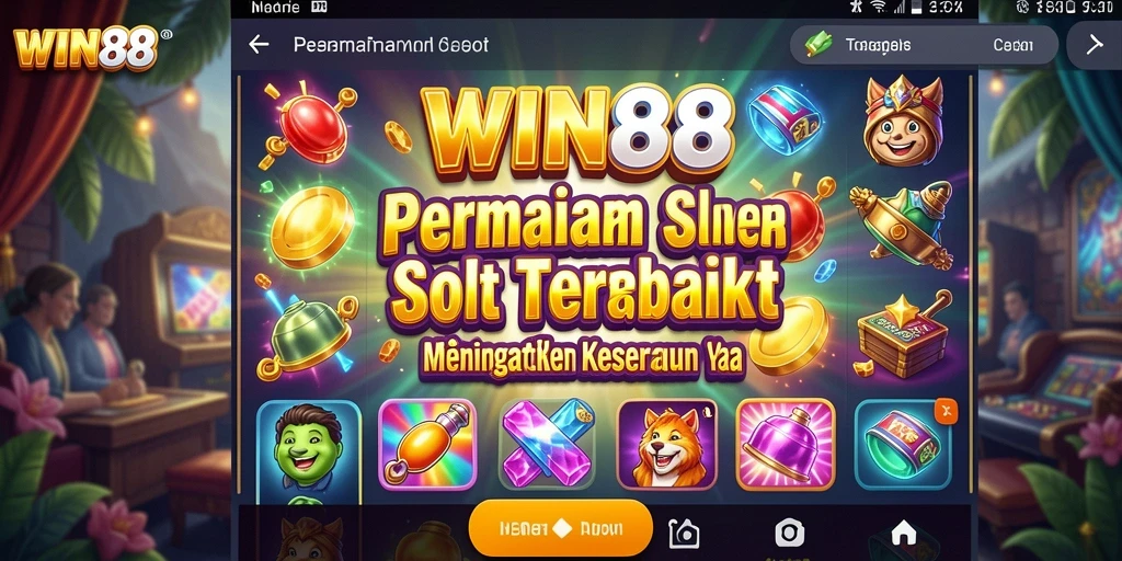 Tangkapan layar gameplay WIN88 yang menampilkan keseruan permainan Slot.